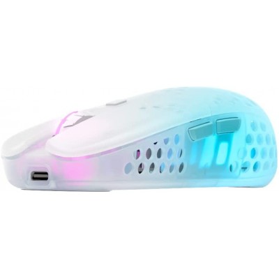 Миша Xtrfy MZ1, WL/USB-A, RGB, Білий