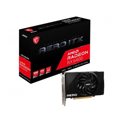 Відеокарта MSI Radeon RX 6400 4GB GDDR6 AERO ITX