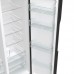Холодильник SBS Gorenje, 179х70х92см, 2 двері, 376(190)л, А++, NF+, Інв., Зона св-ті, диспенсер, генератор льоду, Зовн. Диспл, чорний