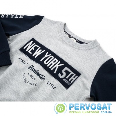 Набор детской одежды A-Yugi "NEW YORK" (13678-110B-gray)
