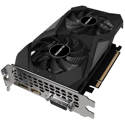 Відеокарта GIGABYTE GeForce GTX1650 4GB DDR6 128bit DP-HDMI-DVI D6 WINDFORCE OC