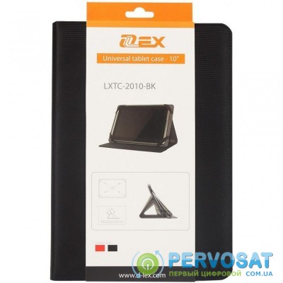 Чехол для планшета D-Lex 10'' 29*20.2*2.2 LXTC-2010-BK (4121)