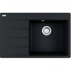 Мийка кухонна Franke Centro, фраграніт, прямокутник, з крилом, 780х500х200мм, чаша - 1, накладна, CNG 611-78 TL , онікс Мийка кухонна Franke Centro, фраграніт, прямокутник, з крилом, 780х500х200мм, чаша - 1, накладна, CNG 611-78 TL , онікс