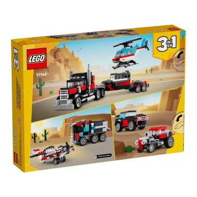 Конструктор LEGO Creator Бортова вантажівка з гелікоптером