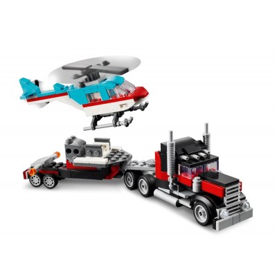Конструктор LEGO Creator Бортова вантажівка з гелікоптером