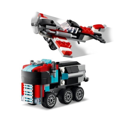 Конструктор LEGO Creator Бортова вантажівка з гелікоптером