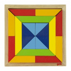 Пазл дерев'яний goki Світ форм-квадрат 57572-3 Пазл дерев'яний goki Світ форм-квадрат 57572-3