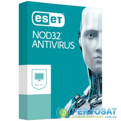 Антивирус ESET NOD32 Antivirus для 2 ПК, лицензия на 1year (16_2_1)