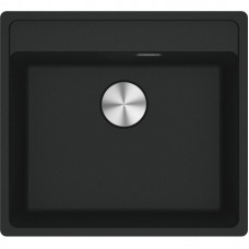 Мийка кухонна Franke Maris, фраграніт, прямокутник, без крила, 560х510х200мм, чаша - 1, врізна, MRG 610-52 TL, чорний матовий Мийка кухонна Franke Maris, фраграніт, прямокутник, без крила, 560х510х200мм, чаша - 1, врізна, MRG 610-52 TL, чорний матовий