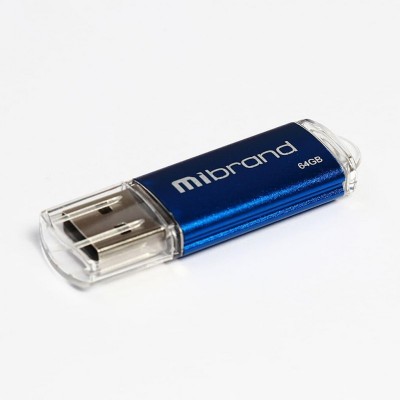 USB флеш накопитель Mibrand 64GB Cougar Blue USB 2.0 (MI2.0/CU64P1U)