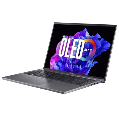 Ноутбук Acer Swift Go 16 SFG16-71 16&quot; WUXGA IPS, Intel i5-1335U, 16GB, F512FB, UMA, Win11, сірий