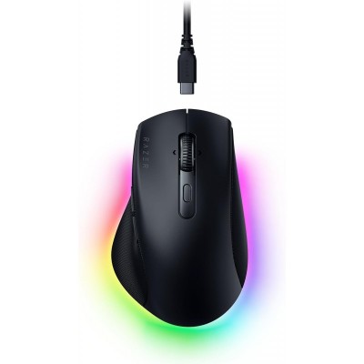 Миша Razer Pro Click V2, RGB, USB-A/WL/BT, чорний