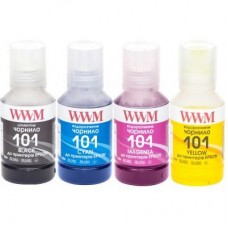 Чорнило WWM EPSON L4150/4160, 4х140г B/C/M/Y (E101SET4) Чорнило WWM EPSON L4150/4160, 4х140г B/C/M/Y (E101SET4)