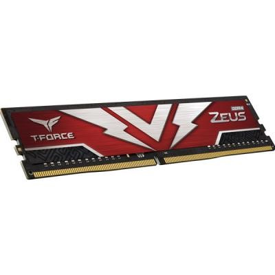 Модуль пам'яті для комп'ютера DDR4 16GB (2x8GB) 3200 MHz T-Force Zeus Red Team (TTZD416G3200HC20DC01)
