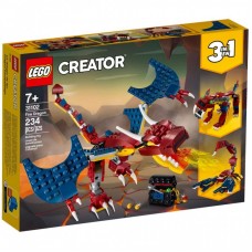 Конструктор LEGO Creator Вогняний дракон 234 деталі (31102) Конструктор LEGO Creator Вогняний дракон 234 деталі (31102)