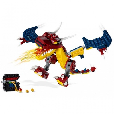 Конструктор LEGO Creator Вогняний дракон 234 деталі (31102)