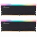 Модуль пам'яті для комп'ютера DDR4 16GB (2x8GB) 3200 MHz RGB X2 Series Black eXceleram (ERX2B416326AD)