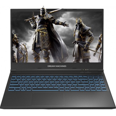 Ноутбук Dream Machines RG3050Ti-15 15.6FHD IPS, Intel i5-12500H, 32GB, F1TB, NVD3050Ti-4, DOS, чорний