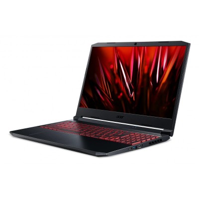 Ноутбук Acer Nitro 5 AN515-57 15.6FHD IPS 144Hz/Intel i7-11800H/16/512F/NVD3050-4/Lin/Black