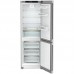 Холодильник Liebherr з нижн. мороз., 185.5x59.7х67.5, холод.відд.-225л, мороз.відд.-94л, 2дв., А, NF, диспл внутр., сірий