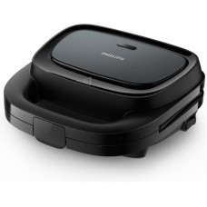 Сендвічмейкер Philips Series 3000 750Вт, антипригарне покриття, корпус-пластик, чорний Сендвічмейкер Philips Series 3000 750Вт, антипригарне покриття, корпус-пластик, чорний