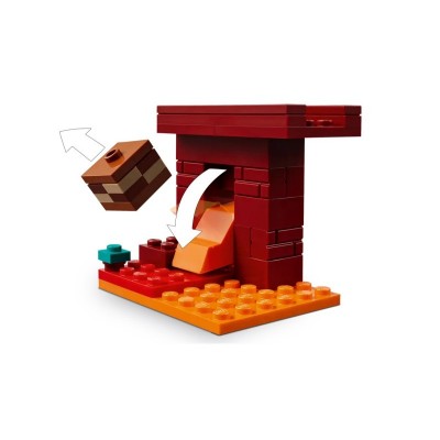 Конструктор LEGO Minecraft Битва з лавою у Незері