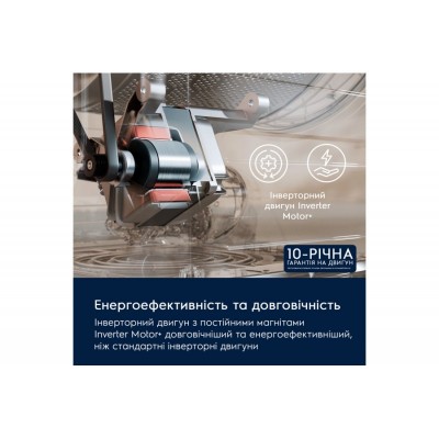Пральна машина Electrolux фронтальна, 7кг, 1200, A+++, 48см, дисплей, інвертор, білий