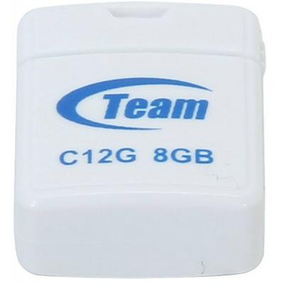 USB флеш накопитель Team 8GB C12G White USB 2.0 (TC12G8GW01)