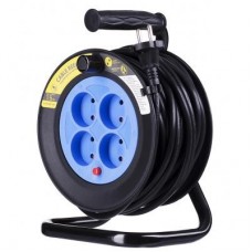 Мережевий подовжувач 2E катушка 4 роз., 15 м (2E-U04RP15M) Мережевий подовжувач 2E катушка 4 роз., 15 м (2E-U04RP15M)