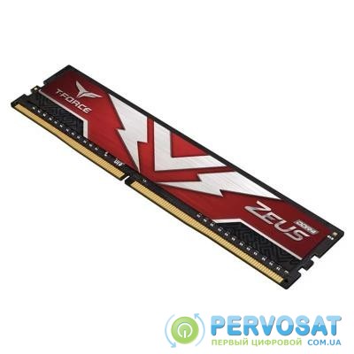 Модуль памяти для компьютера DDR4 8GB 2666 MHz T-Force Zeus Red Team (TTZD48G2666HC1901)