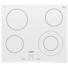 Варильна поверхня електрична Bosch PKF652BB1E -60см/4 конфорки/1 зона розшир./сенс./білий Варильна поверхня електрична Bosch PKF652BB1E -60см/4 конфорки/1 зона розшир./сенс./білий