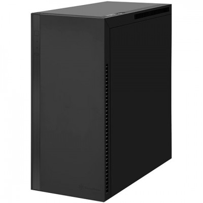 Корпус SilverStone KUBLAI KL07B,MidT, USB3.0x2,Type-Cx1, 3x140мм,шумоізоляція,без БЖ,чорний