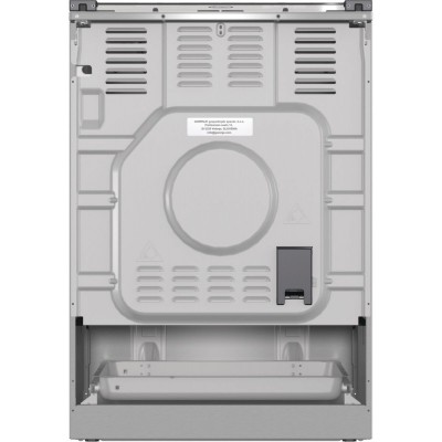 Плита Gorenje газова, 64л, 60x60см, дисплей, чавун, нерж