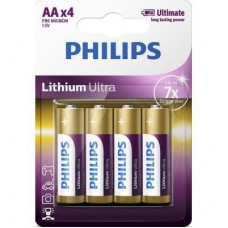 Батарейка PHILIPS AA FR6 Lithium Ultra * 4 (FR6LB4A/10) Батарейка PHILIPS AA FR6 Lithium Ultra * 4 (FR6LB4A/10)