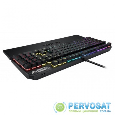 Клавиатура ASUS TUF Gaming K3 Kailh Red Switches USB Black (90MP01Q0-BKRA00)