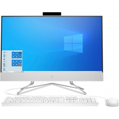 Персональний комп'ютер-моноблок HP All-in-One 23.8FHD IPS AG/Intel i3-1125G4/8/256F/int/kbm/DOS/White