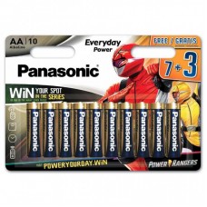 Батарейка Panasonic AA LR6 Everyday Power * 10 Power Rangers (LR6REE/10B3FPR)