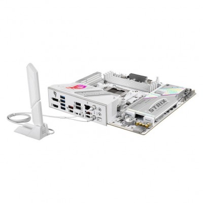 Материнcька плата ASUS ROG STRIX B850-G GAMING WIFI sAM5 B850 4xDDR5 M.2 HDMI DP WiFi BT mATX білий