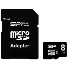 Карта пам'яті Silicon Power 8Gb microSDHC class 10 (SP008GBSTH010V10-SP) Карта пам'яті Silicon Power 8Gb microSDHC class 10 (SP008GBSTH010V10-SP)