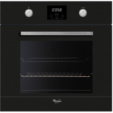 Духова шафа Whirlpool електрична, 65л, A, дисплей, конвекція, чорний