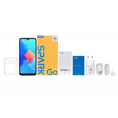 Смартфон TECNO Spark Go 2022 (KG5m) 2/32Gb NFC 2SIM Atlantic Blue