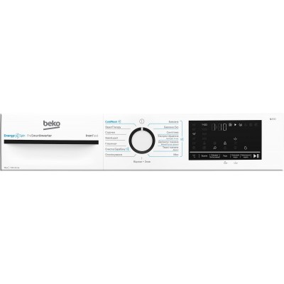 Пральна машина Beko фронтальна, 10кг, 1400, A+++, 58см, дисплей, інвертор, пара, білий