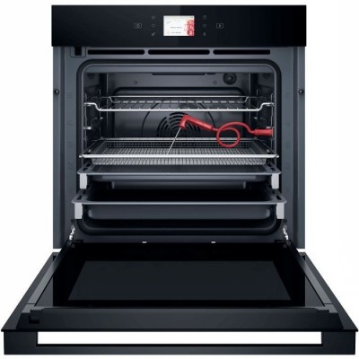 Духова шафа Whirlpool електрична, 73л, A+, дисплей, конвекція, піроліз, телескопічні напрямні, чорний
