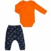 Боди Miniworld с брюками (15056-74B-orange)