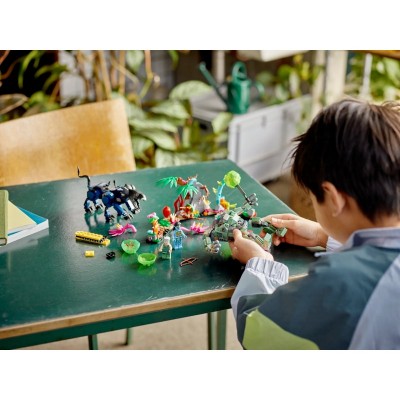 Конструктор LEGO Avatar Нейтірі та Танатор проти Куарітча у скафандрі УМП