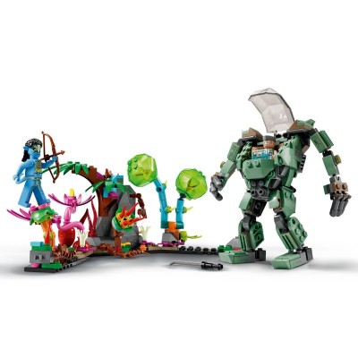 Конструктор LEGO Avatar Нейтірі та Танатор проти Куарітча у скафандрі УМП