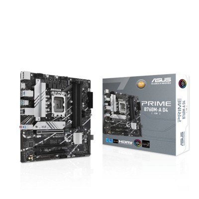 Материнcька плата ASUS PRIME B760M-A D4-CSM s1700 B760 4xDDR4 M.2 HDMI DP mATX CSM