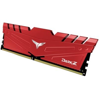Модуль пам'яті для комп'ютера DDR4 16GB (2x8GB) 3000 MHz T-Force Dark Z Red Team (TDZRD416G3000HC16CDC01)