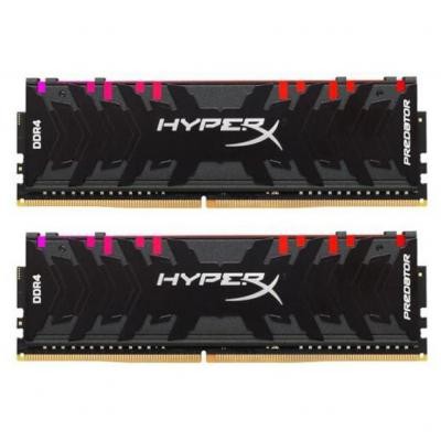 Модуль памяти для компьютера DDR4 64GB (2x32GB) 3600 MHz HyperX Predator RGB Kingston (HX436C18PB3AK2/64)