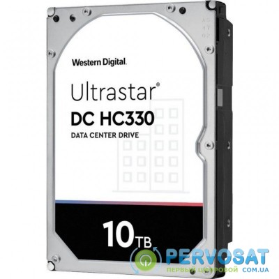 Жесткий диск для сервера 3.5" 10TB SAS 256 MB 7200 rpm Ultrastar DC HC330 WD (0B42258/WUS721010AL5204)